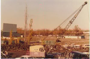 Inside the Starlite facing North.