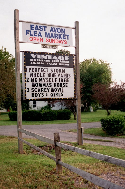 marquee; taken July, 2000