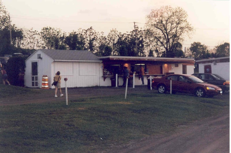 Concession Building and Projection for Drive-In #1