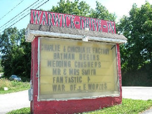 Warwick Drive-In Marquee