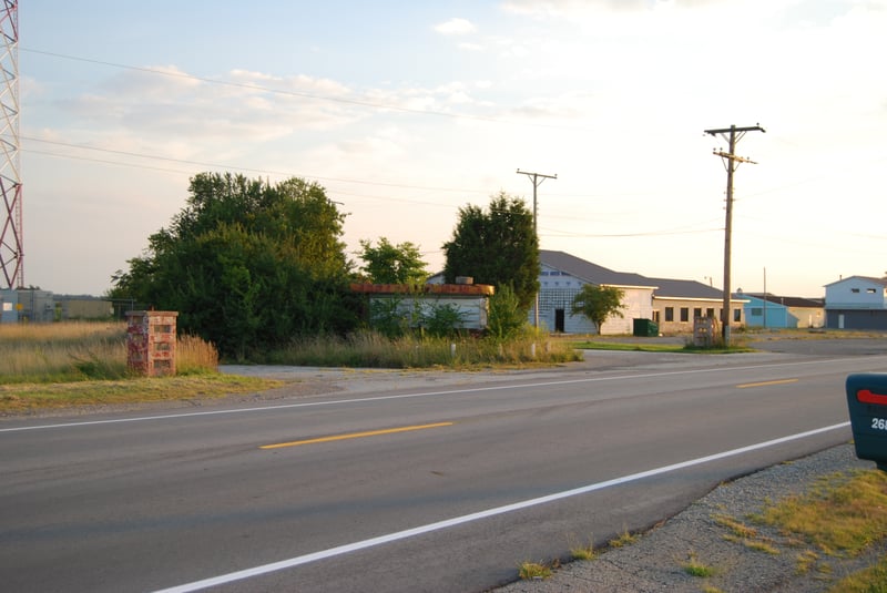 marquee and driveway