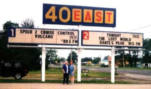 40 East Drive-In marquee