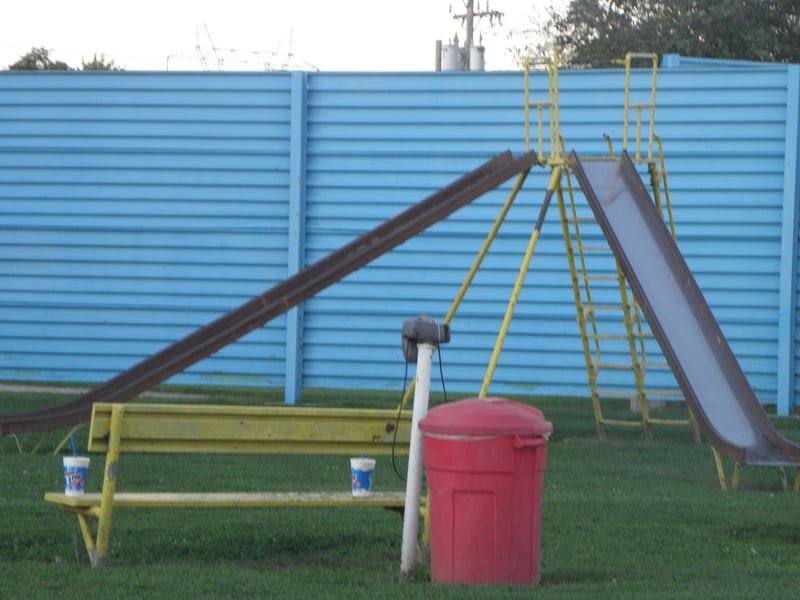 Photo of the speakers at the playground