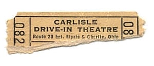 Ticket for Bolero at the Carlisle, final season. (circa July, 1984).