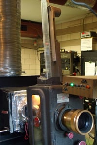 Projection room.