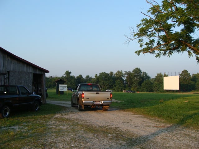 Drive-in entrance
