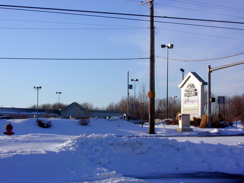 Shopping center as of February, 2000