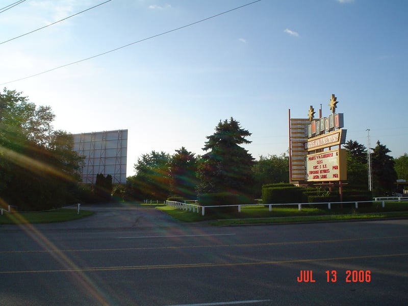 entrance, marquee, and the back of screen 1