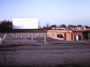 Concession Stand and Screen