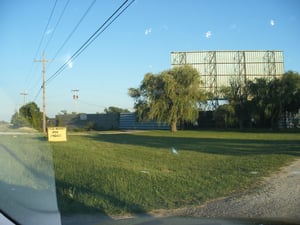 Picture of Fremont Drive-In located on Route 20 west of Fremont, Ohio.  More pictures on request.