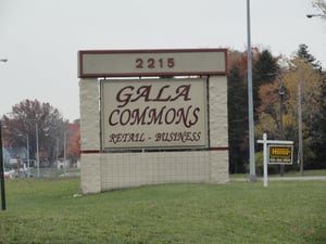 former site-now Gala Commons strip malls