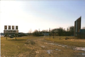 The Gala Drive In - shortly after it s closing in 1997