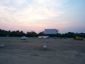 view from the rear of the lot