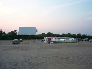 view from the rear of the lot