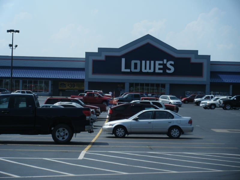 former site now a Lowe's