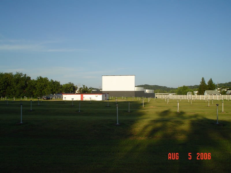 another angle of the field from the back of the lot