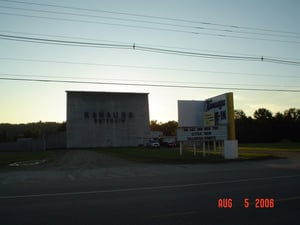 the Kanauga Drive-In from across the road