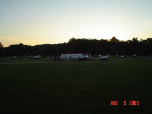 Here is a view of the field from underneath the screen.