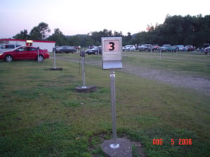 lighted row marker