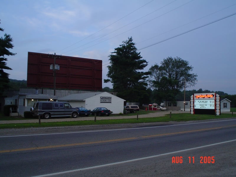 a view of the theater from across the road