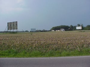 Galion Drive In on OH rte 598 at the US 30 Highway JCT.