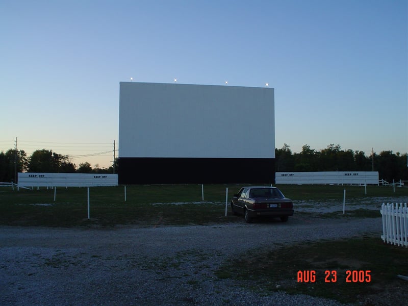 This is my '89 Eagle Premier parked in front of the screen.