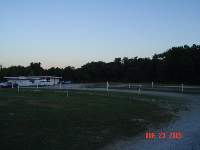 a view of the lot from the entrance