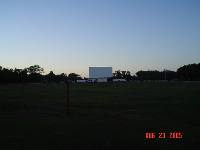 a view of the field from the back row