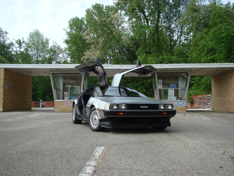 Various pictures of my DeLorean Serenity at Melody 49.