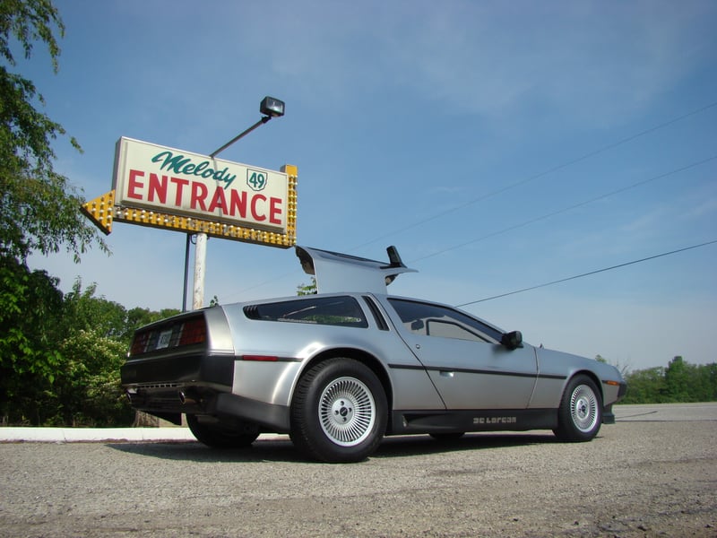 Various pictures of my DeLorean Serenity at Melody 49.