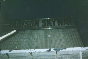 Madison Skyway,Madison Ohio.Closed,but still standing.Marquee