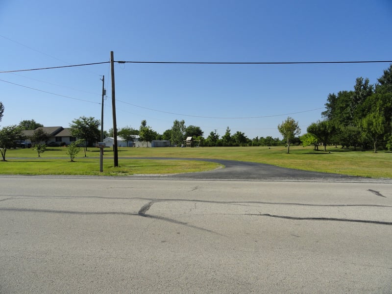 former entrance road now driveway to private residence