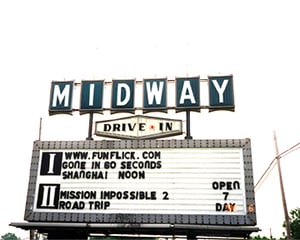 marquee Midway drive In
Ravenna,Ohio