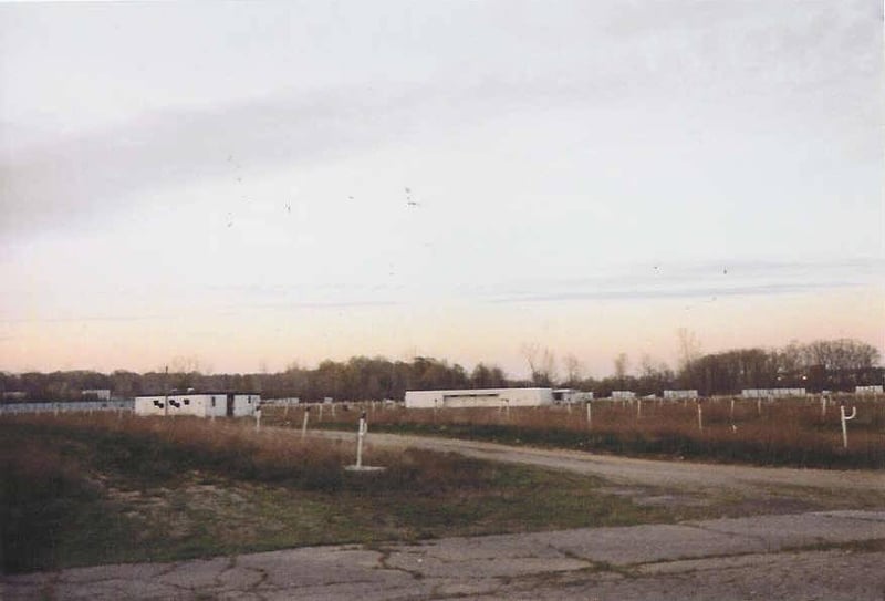 A look at the lot from the entrance.