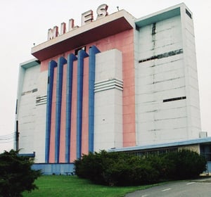 Miles Drive-In tower, abandoned but still beautiful.