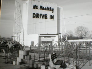 Mt. Healthy Drive In picture taken from Compton Road.