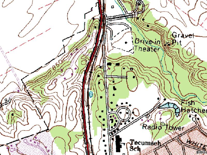 TerraServer map of former site on County Road 55 off of N Detroit StUS-68