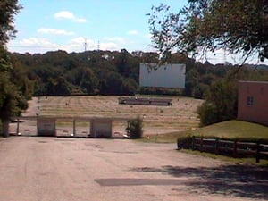 Photo of Oakley Drive-In from entrance.