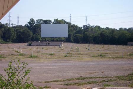 lot, projection booth/snack bar, and screen from just past the ticket booth(from cinematour.com)