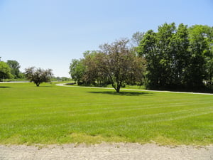 former entrance road still there