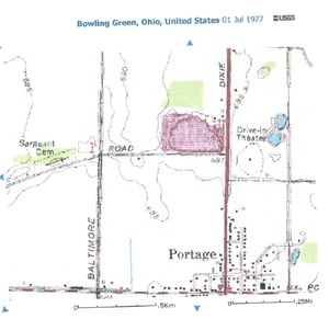 topo map  7/01/1977