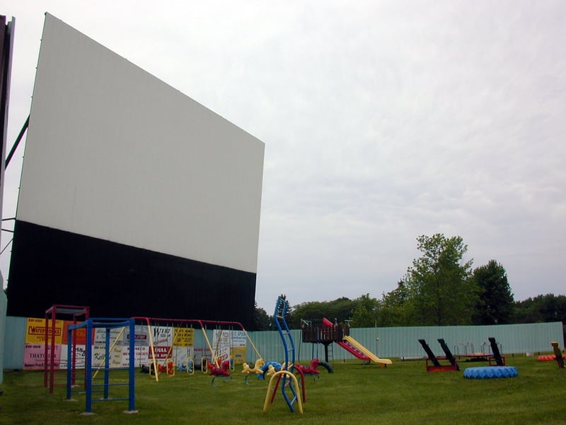screen and playground; taken May 31, 2000