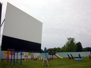 screen and playground; taken May 31, 2000