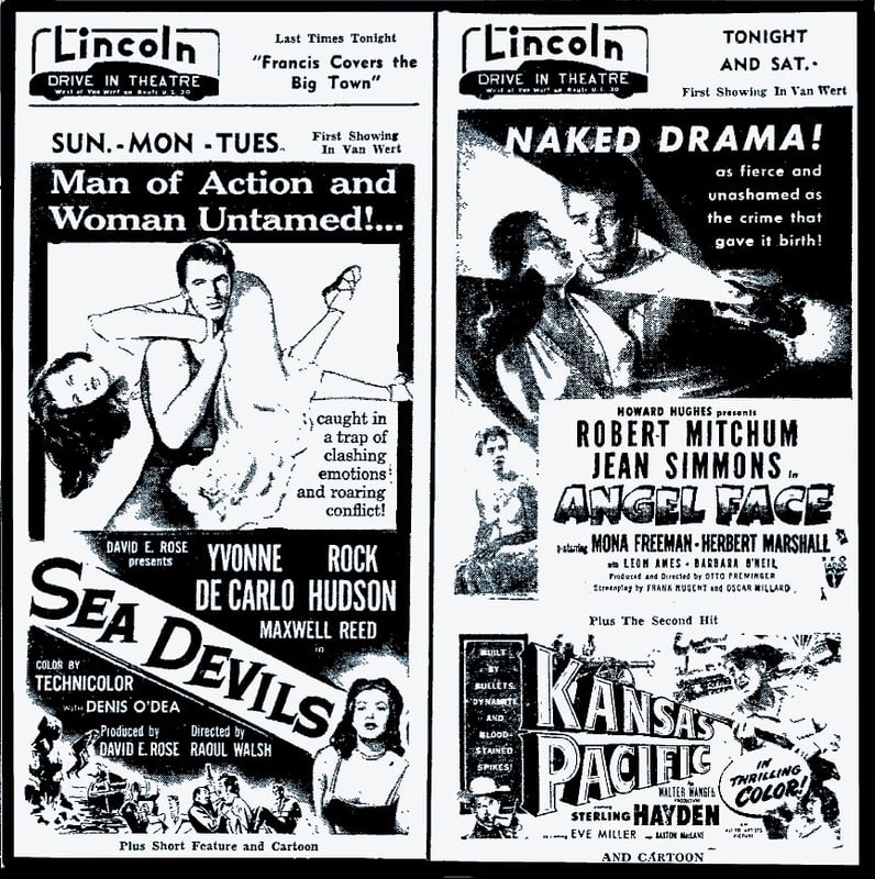 Ad dated Aug. 1 and Aug. 8 of 1953.