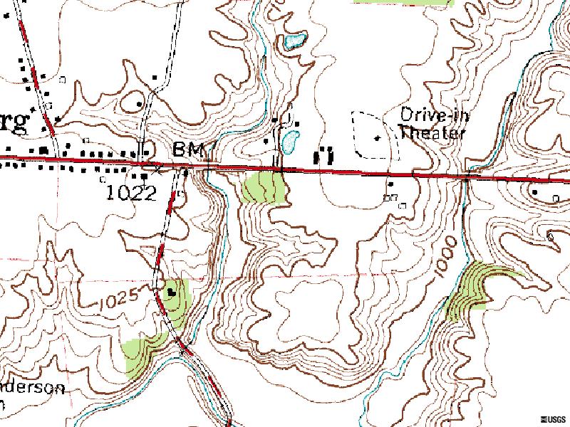 TerraServer map of former site-mailing address is Hillsboro