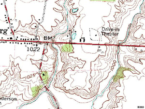 TerraServer map of former site-mailing address is Hillsboro