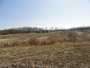 empty site with projectionconcession building