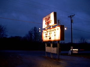 marquee; taken November, 1999