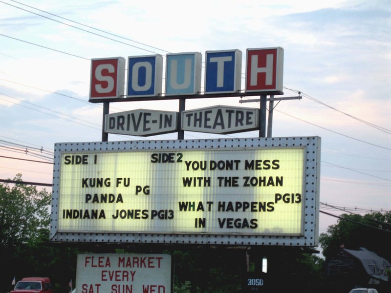 MARQUEE TOWARDS EVENING.