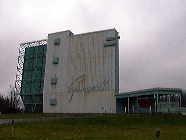 screen tower and entrance